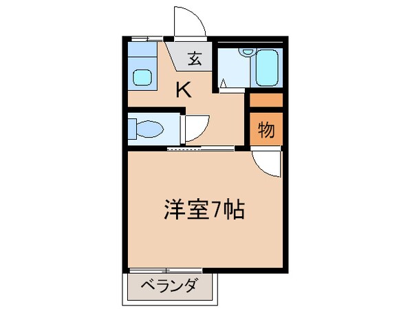 サンペックＶＡＮの物件間取画像